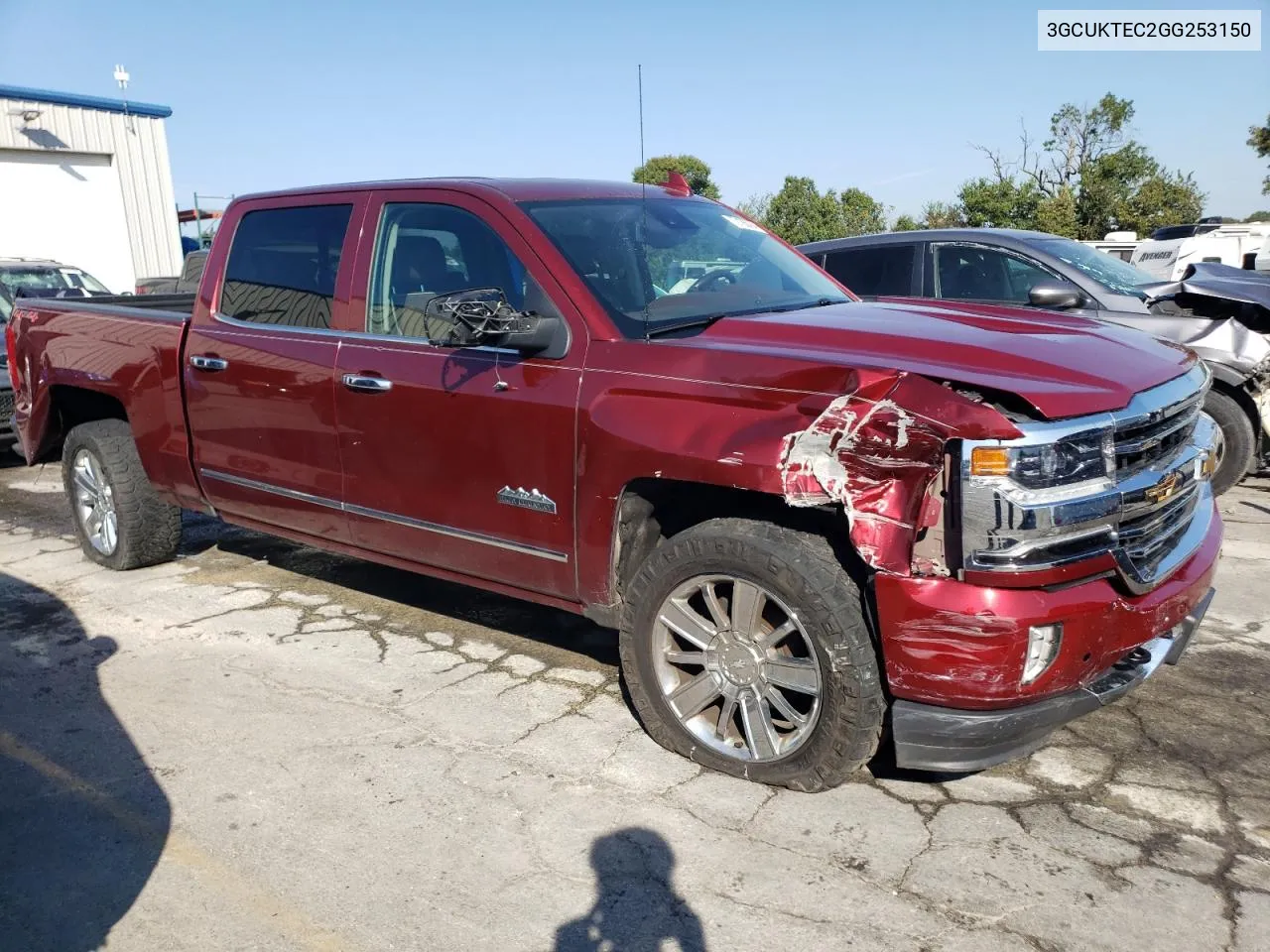 2016 Chevrolet Silverado K1500 High Country VIN: 3GCUKTEC2GG253150 Lot: 72186094