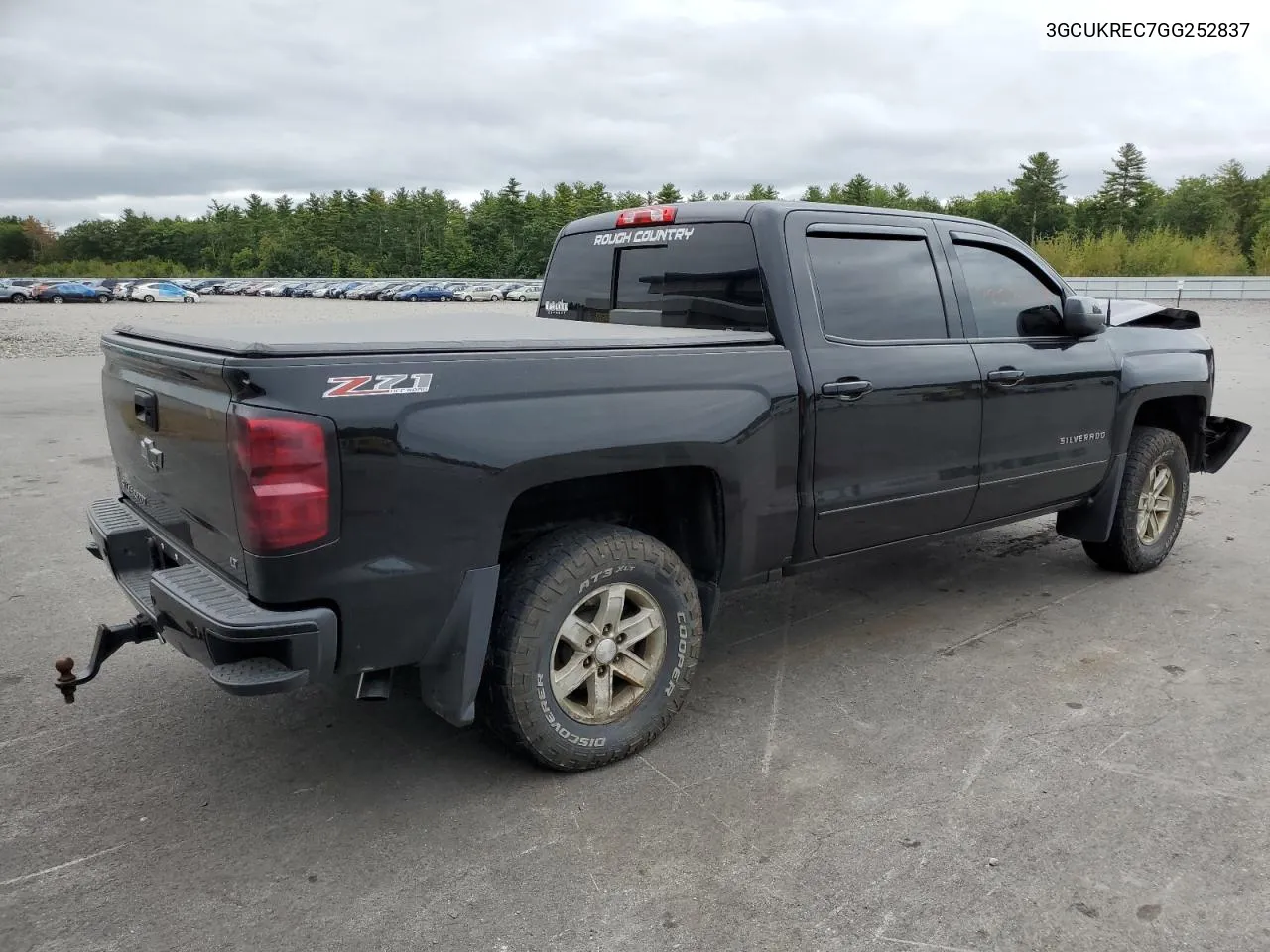 2016 Chevrolet Silverado K1500 Lt VIN: 3GCUKREC7GG252837 Lot: 72274254