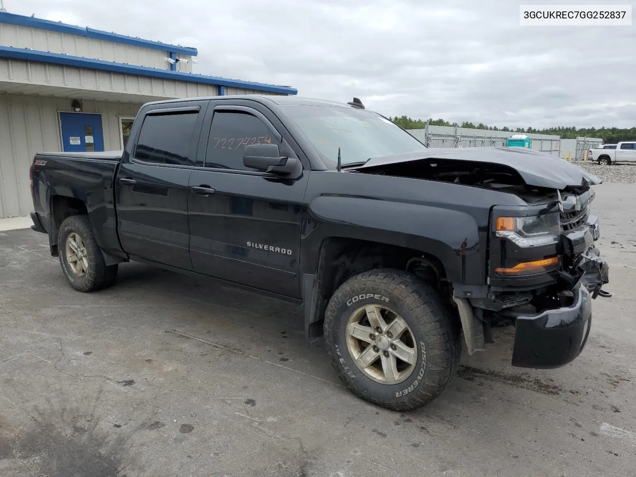 2016 Chevrolet Silverado K1500 Lt VIN: 3GCUKREC7GG252837 Lot: 72274254