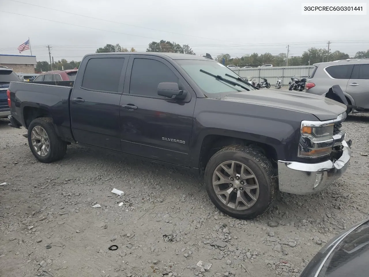 2016 Chevrolet Silverado C1500 Lt VIN: 3GCPCREC6GG301441 Lot: 72467534