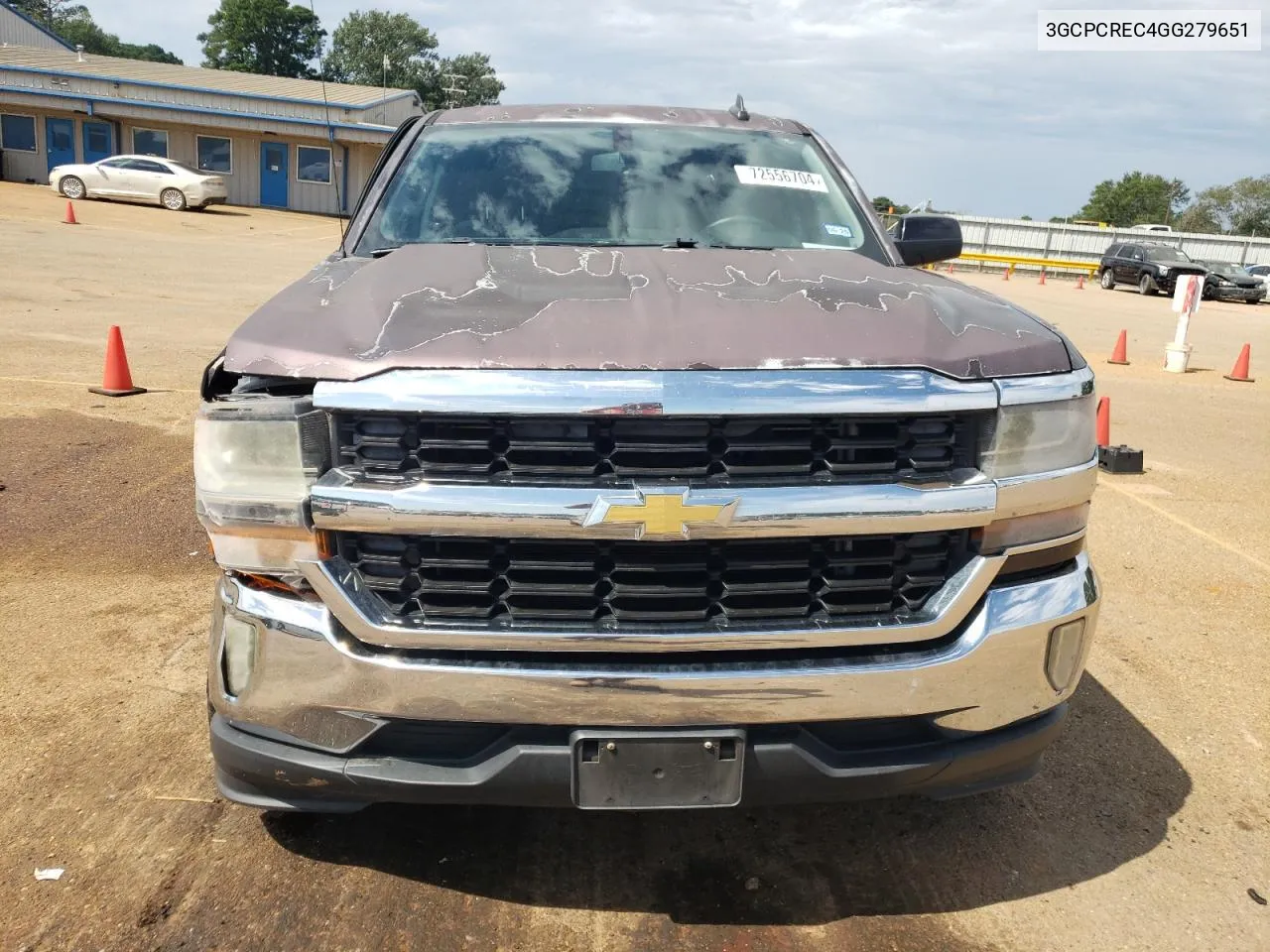 2016 Chevrolet Silverado C1500 Lt VIN: 3GCPCREC4GG279651 Lot: 72556704