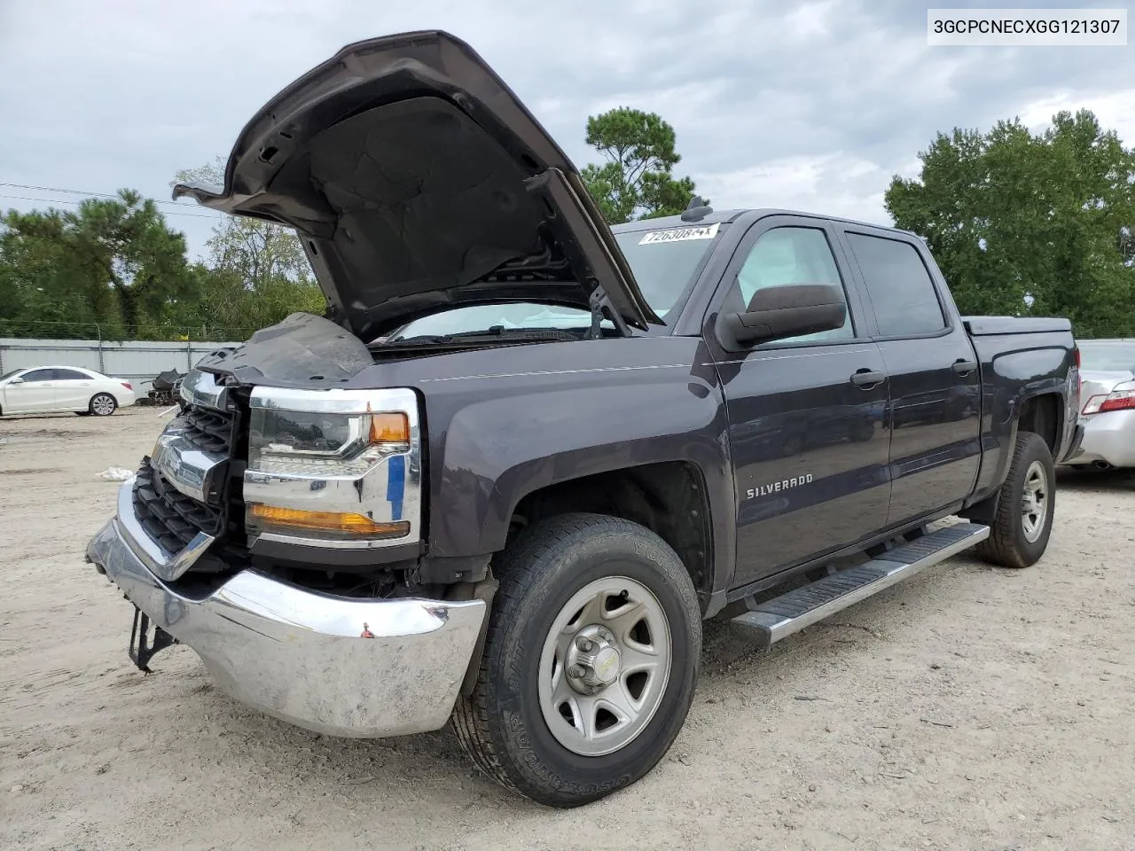 2016 Chevrolet Silverado C1500 VIN: 3GCPCNECXGG121307 Lot: 72630844