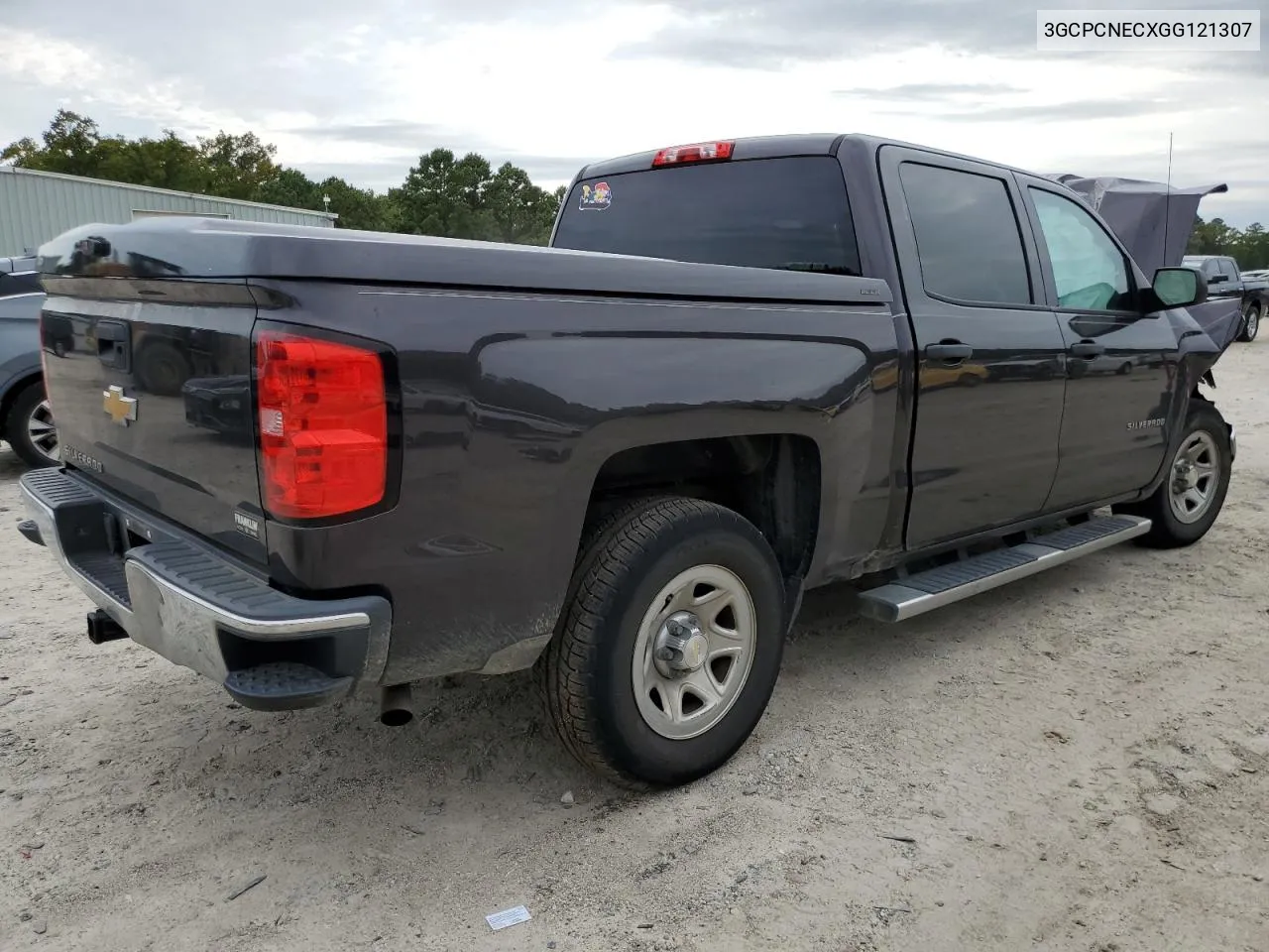 2016 Chevrolet Silverado C1500 VIN: 3GCPCNECXGG121307 Lot: 72630844