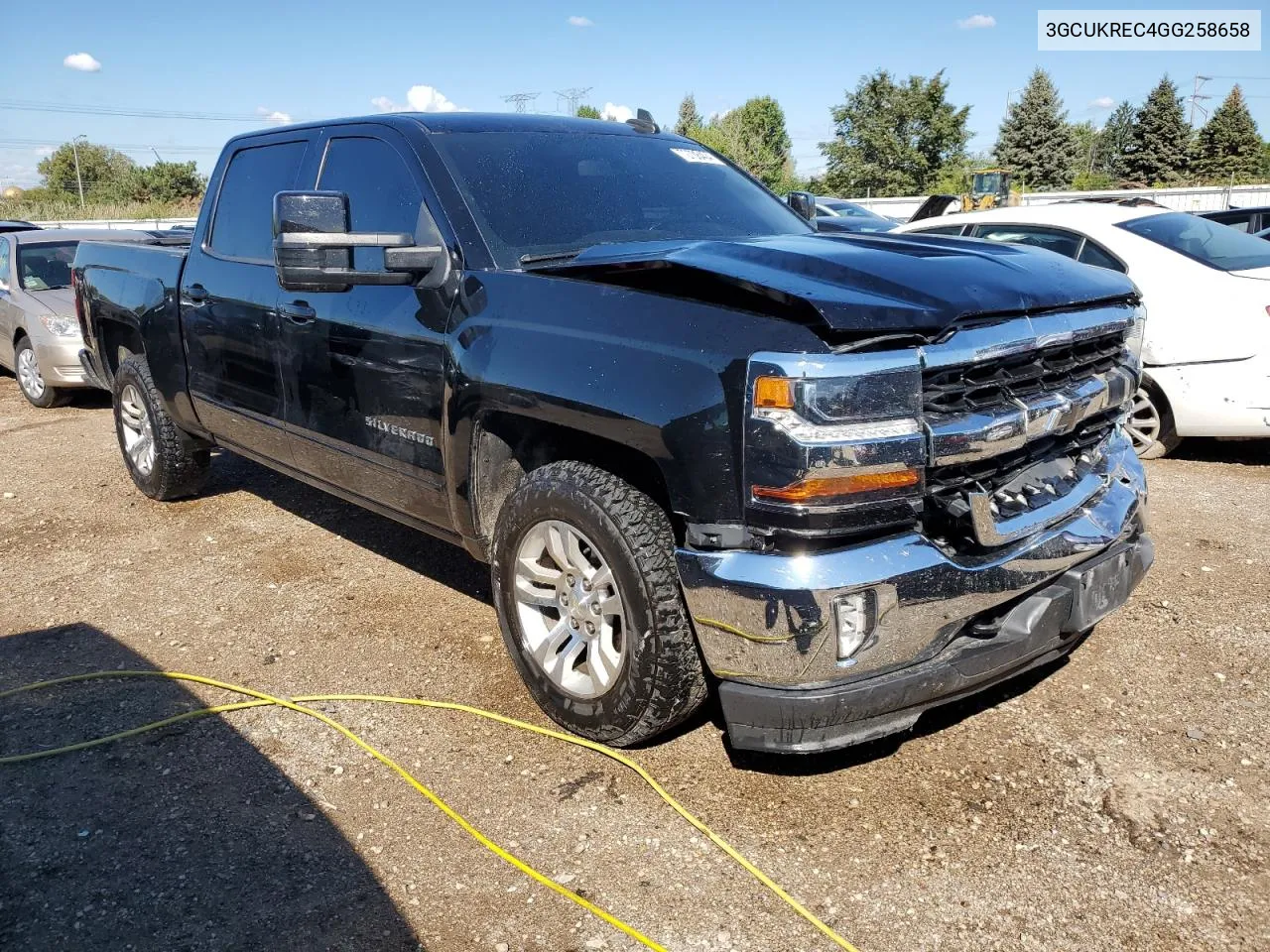 2016 Chevrolet Silverado K1500 Lt VIN: 3GCUKREC4GG258658 Lot: 72708404