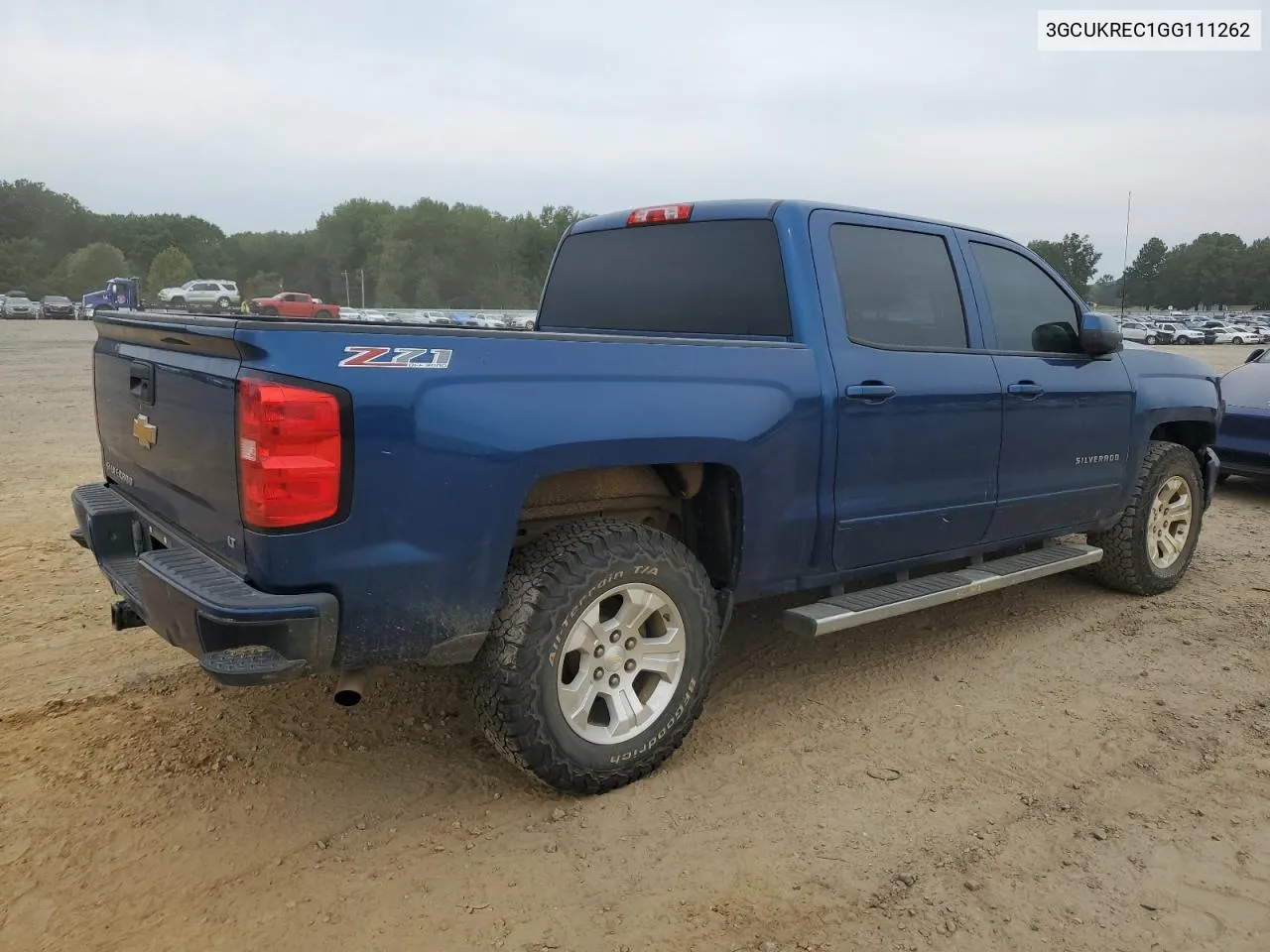 2016 Chevrolet Silverado 1500 2Lt VIN: 3GCUKREC1GG111262 Lot: 72719954