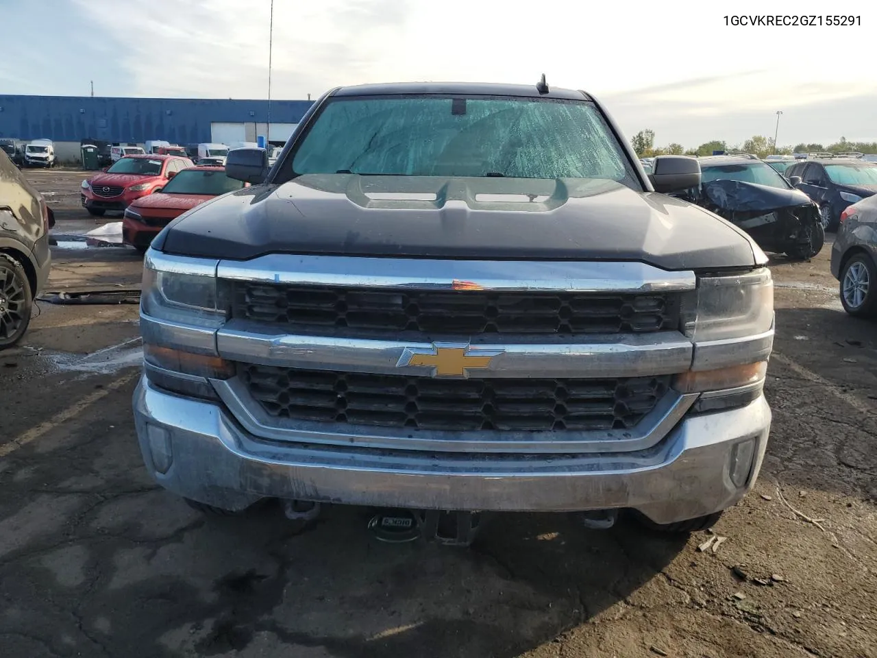 1GCVKREC2GZ155291 2016 Chevrolet Silverado K1500 Lt