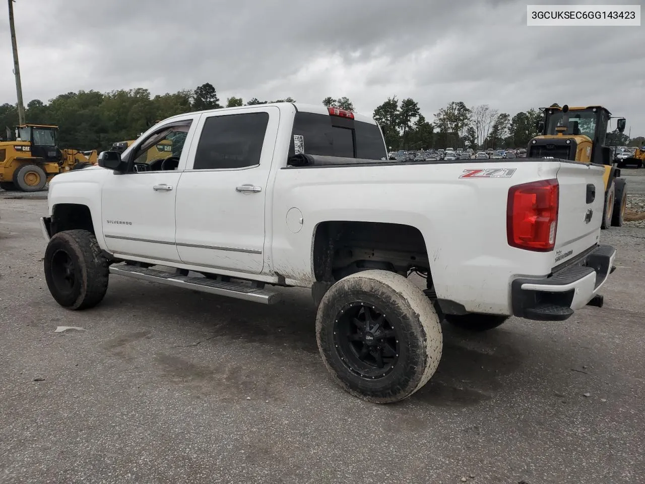 2016 Chevrolet Silverado K1500 Ltz VIN: 3GCUKSEC6GG143423 Lot: 72842344