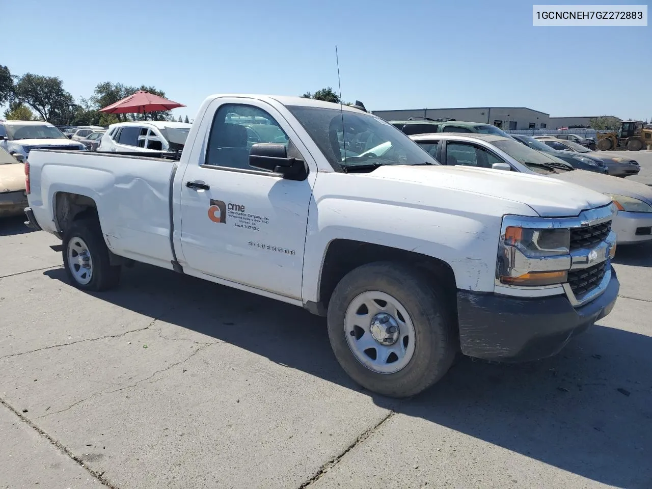 2016 Chevrolet Silverado C1500 VIN: 1GCNCNEH7GZ272883 Lot: 72853154