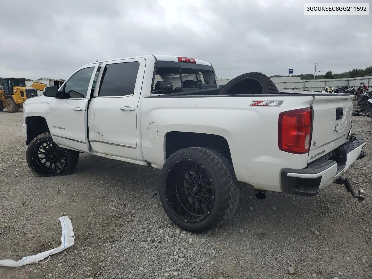 2016 Chevrolet Silverado K1500 Ltz VIN: 3GCUKSEC8GG211592 Lot: 72858254