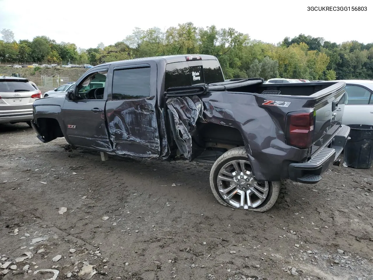 2016 Chevrolet Silverado K1500 Lt VIN: 3GCUKREC3GG156803 Lot: 72961164