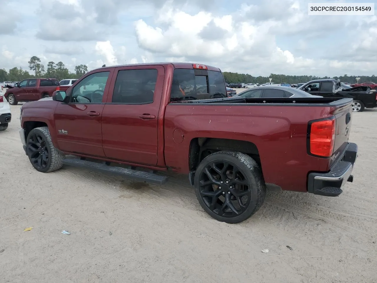 2016 Chevrolet Silverado C1500 Lt VIN: 3GCPCREC2GG154549 Lot: 72985274