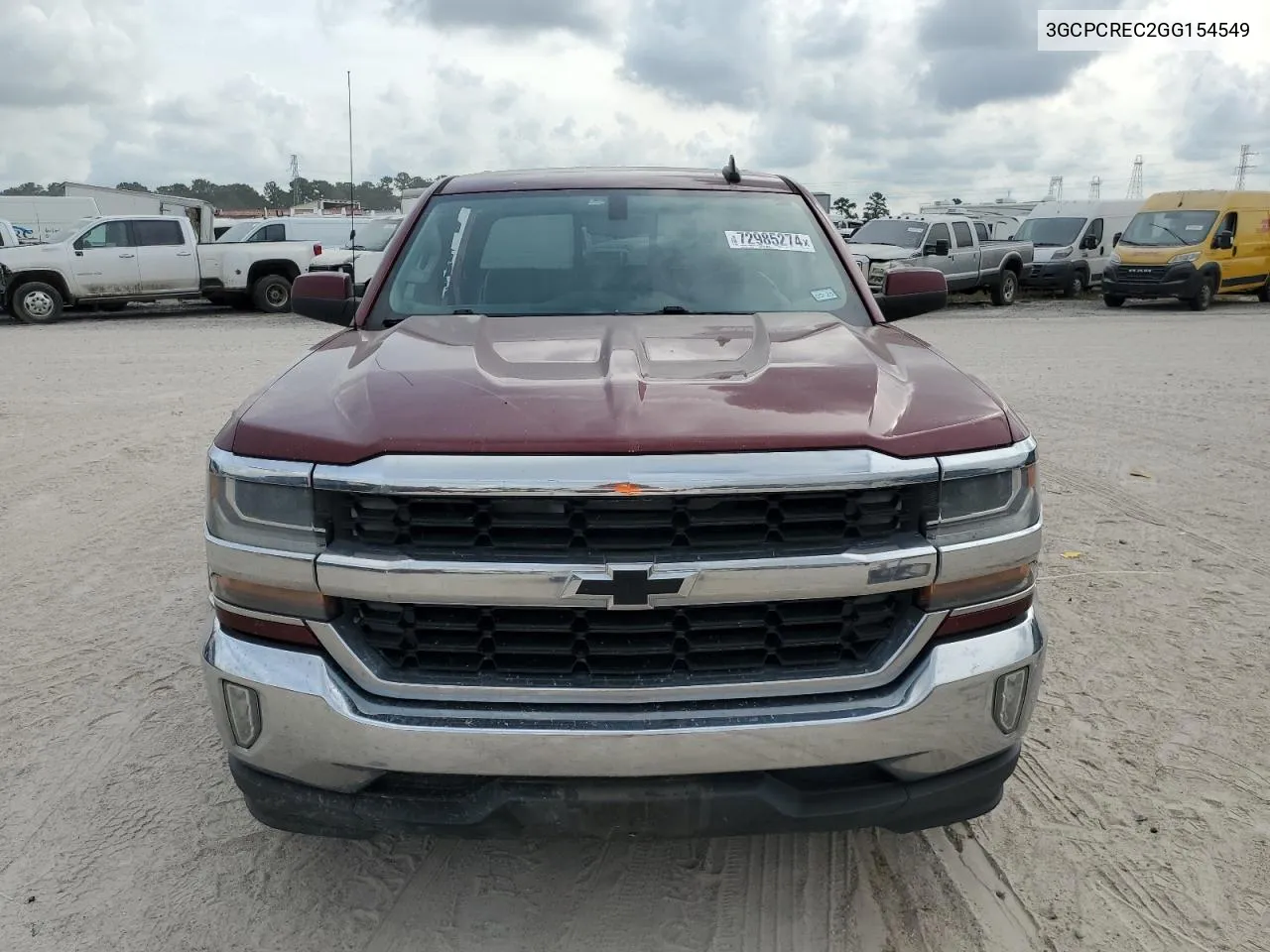 3GCPCREC2GG154549 2016 Chevrolet Silverado C1500 Lt