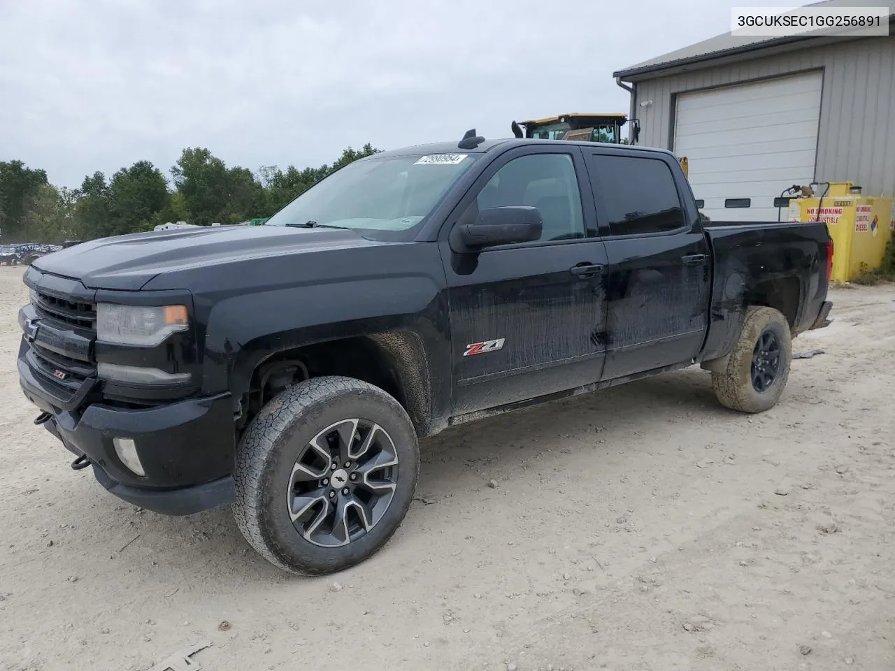 2016 Chevrolet Silverado K1500 Ltz VIN: 3GCUKSEC1GG256891 Lot: 72990954