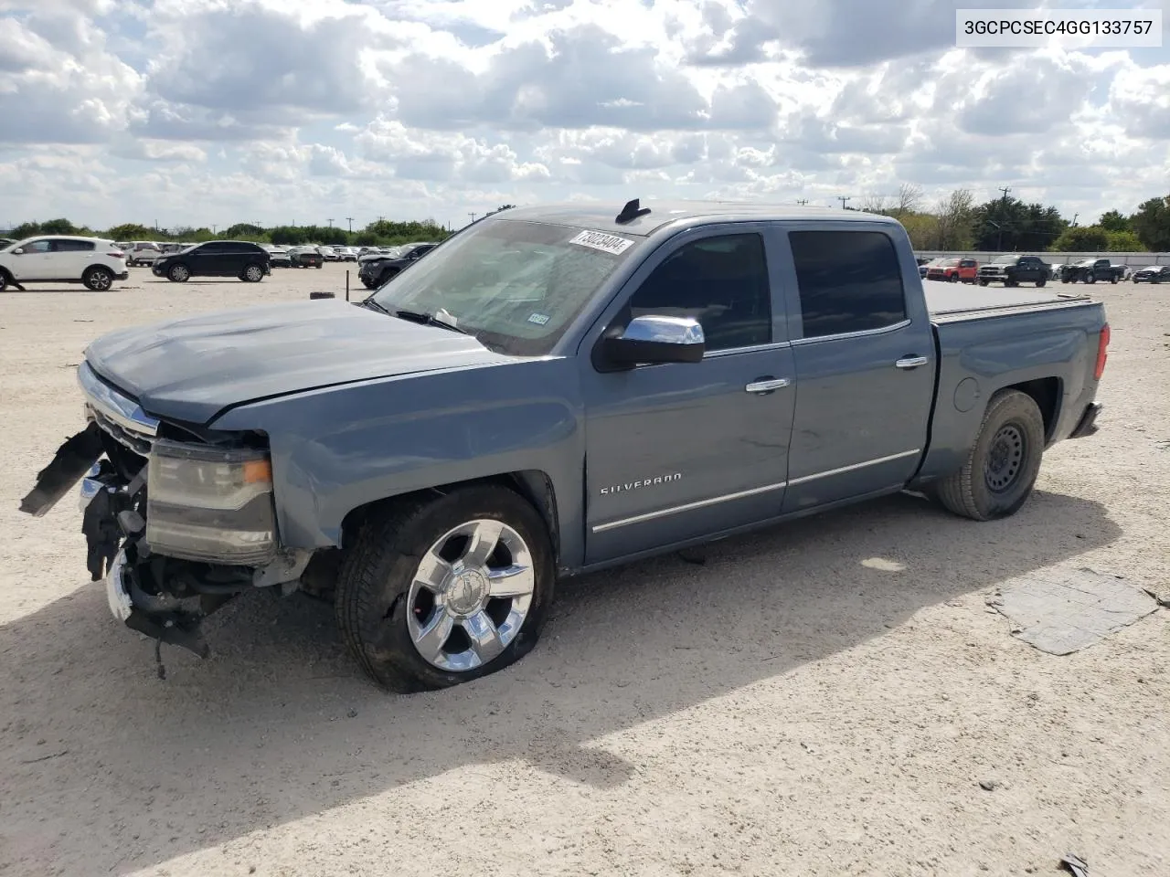 2016 Chevrolet Silverado C1500 Ltz VIN: 3GCPCSEC4GG133757 Lot: 73023404