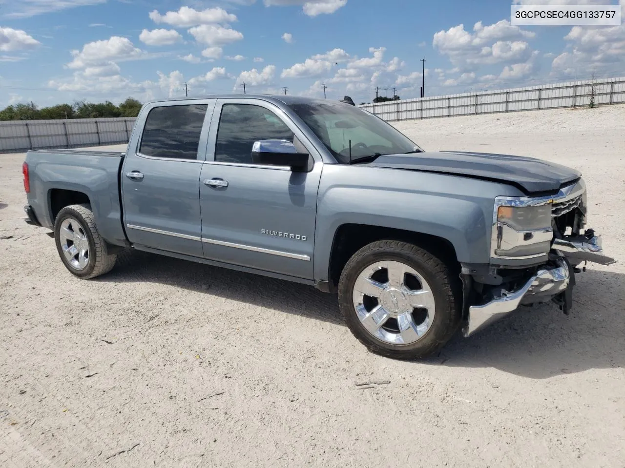 2016 Chevrolet Silverado C1500 Ltz VIN: 3GCPCSEC4GG133757 Lot: 73023404