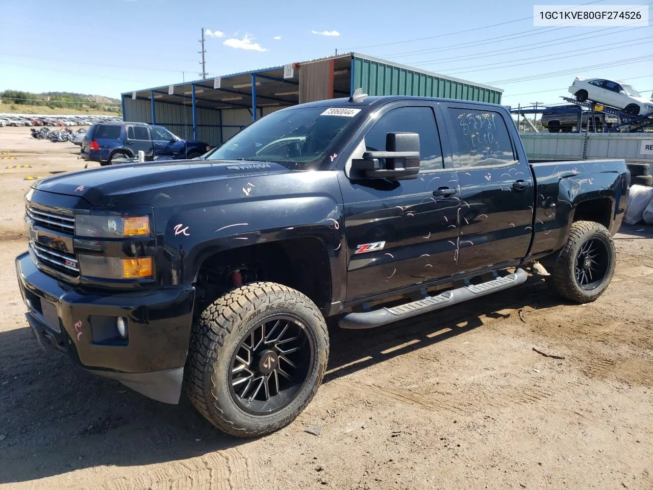 2016 Chevrolet Silverado K2500 Heavy Duty Lt VIN: 1GC1KVE80GF274526 Lot: 73060044