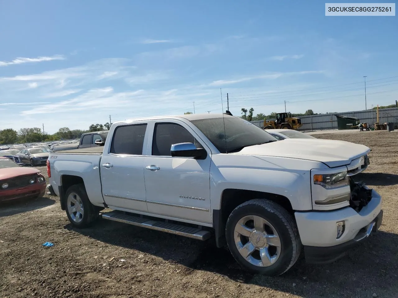 2016 Chevrolet Silverado K1500 Ltz VIN: 3GCUKSEC8GG275261 Lot: 73200224