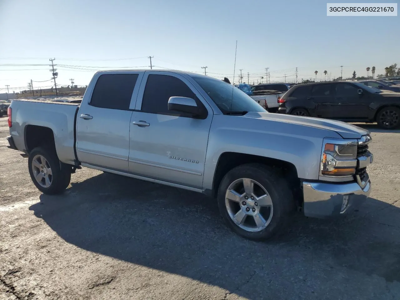 3GCPCREC4GG221670 2016 Chevrolet Silverado C1500 Lt