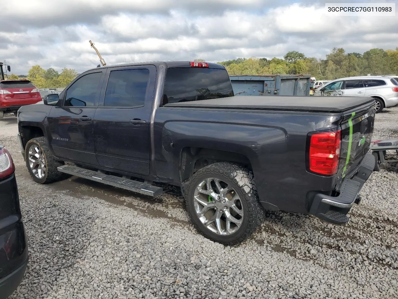 2016 Chevrolet Silverado C1500 Lt VIN: 3GCPCREC7GG110983 Lot: 73289214