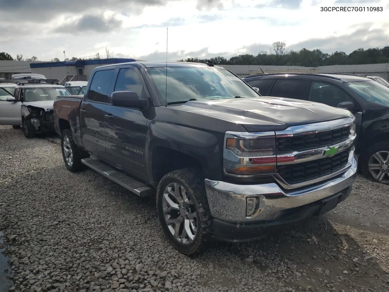 2016 Chevrolet Silverado C1500 Lt VIN: 3GCPCREC7GG110983 Lot: 73289214