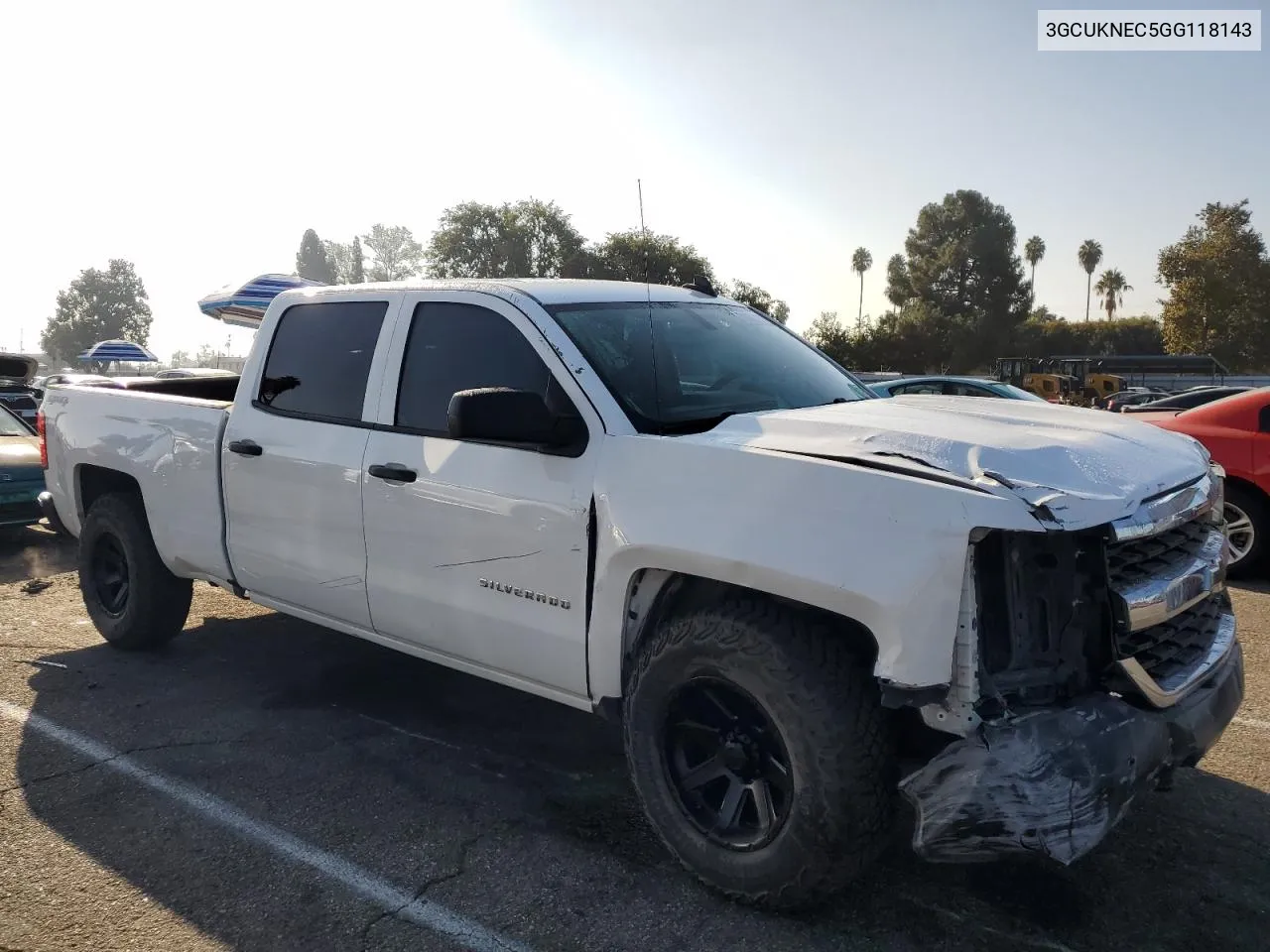 2016 Chevrolet Silverado K1500 VIN: 3GCUKNEC5GG118143 Lot: 73385804