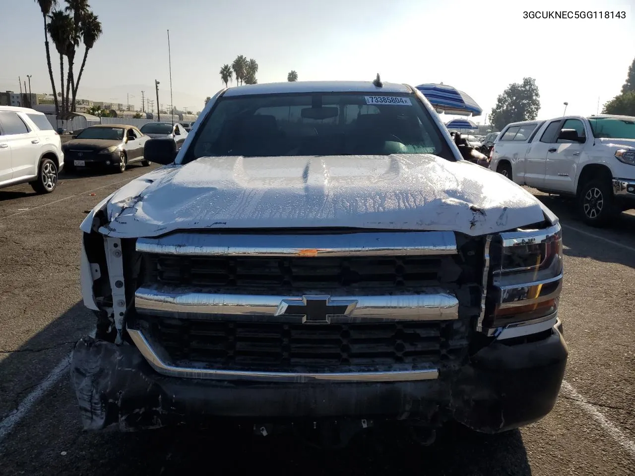 2016 Chevrolet Silverado K1500 VIN: 3GCUKNEC5GG118143 Lot: 73385804