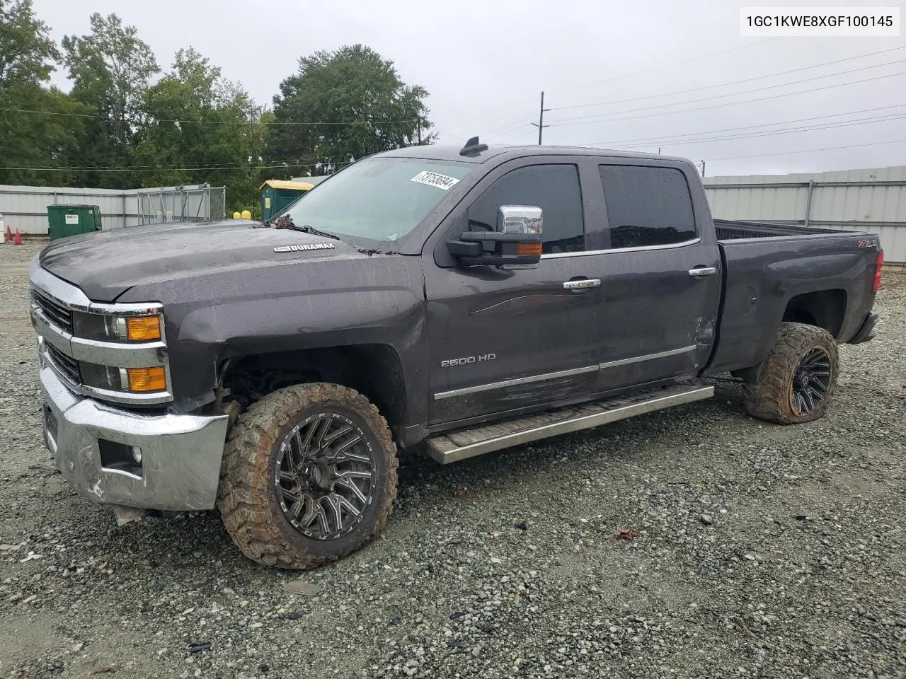 2016 Chevrolet Silverado K2500 Heavy Duty Ltz VIN: 1GC1KWE8XGF100145 Lot: 73753694