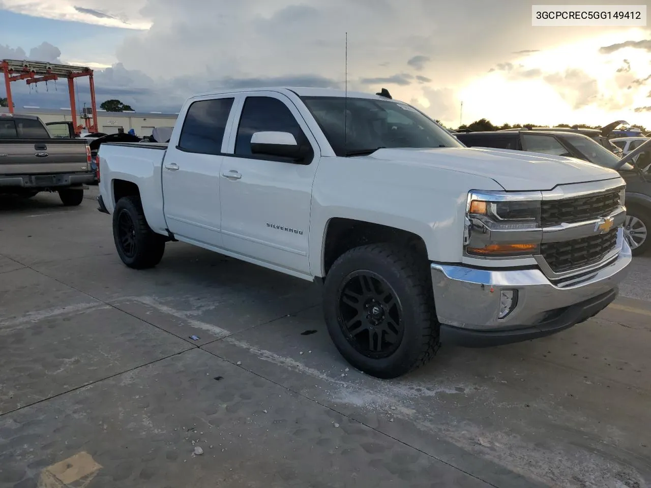 2016 Chevrolet Silverado C1500 Lt VIN: 3GCPCREC5GG149412 Lot: 73858304