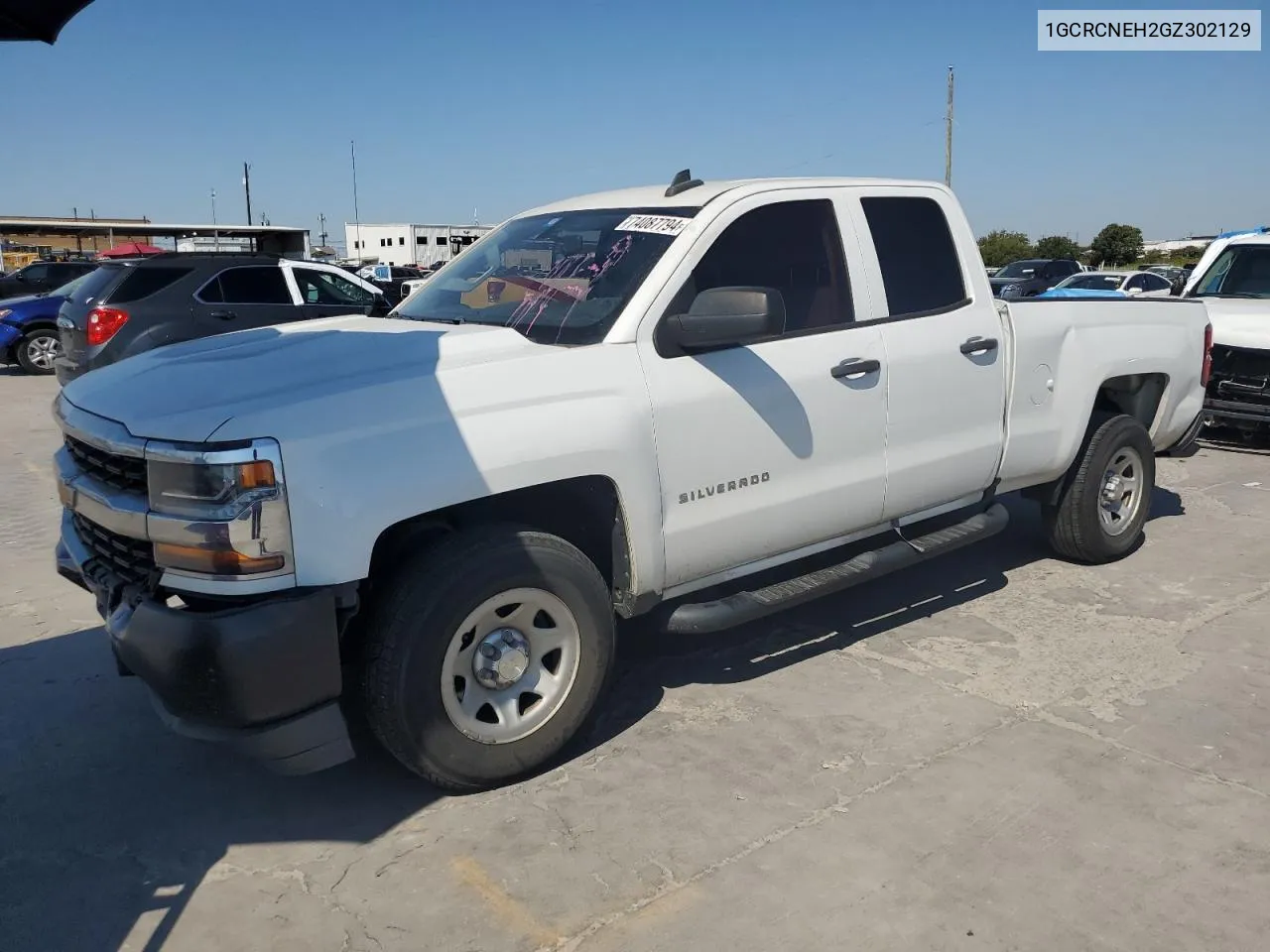 2016 Chevrolet Silverado C1500 VIN: 1GCRCNEH2GZ302129 Lot: 74087794