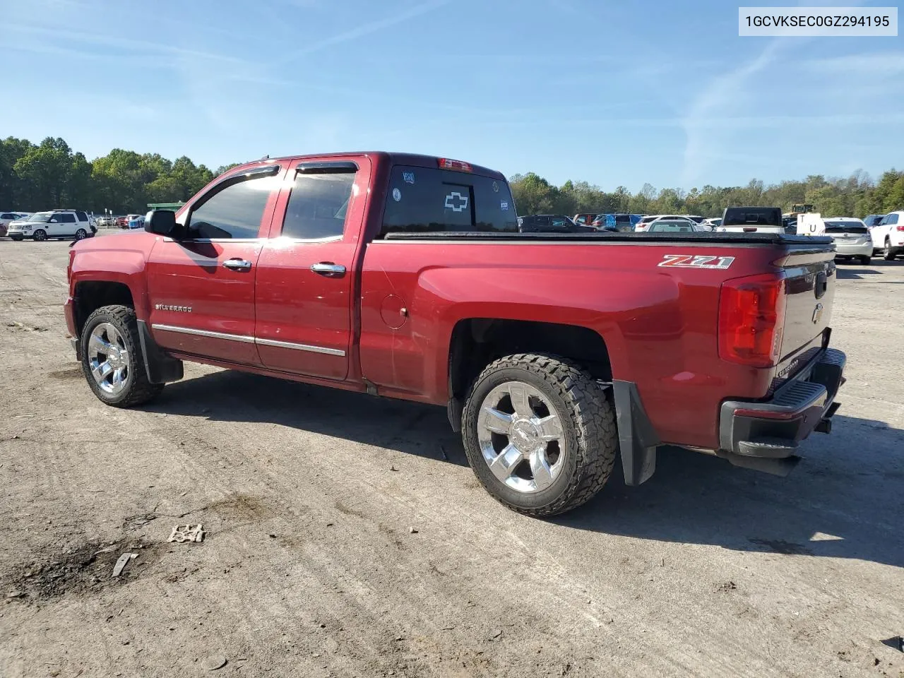 2016 Chevrolet Silverado K1500 Ltz VIN: 1GCVKSEC0GZ294195 Lot: 74092764