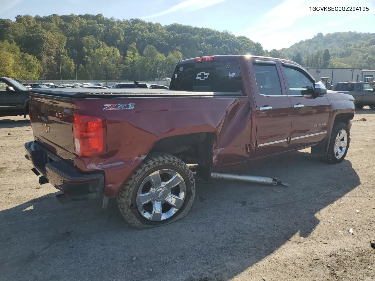 2016 Chevrolet Silverado K1500 Ltz VIN: 1GCVKSEC0GZ294195 Lot: 74092764