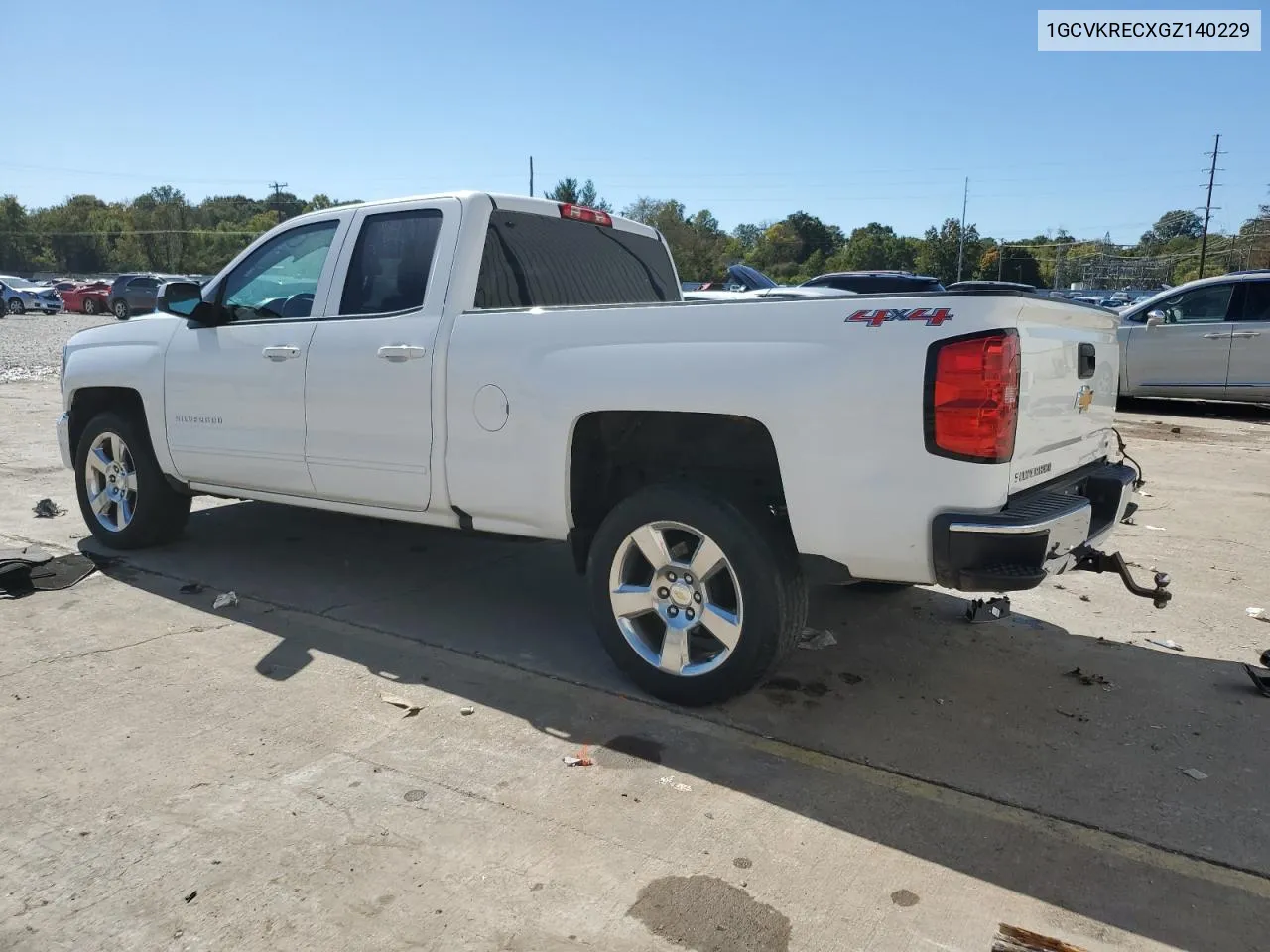 2016 Chevrolet Silverado K1500 Lt VIN: 1GCVKRECXGZ140229 Lot: 74445374