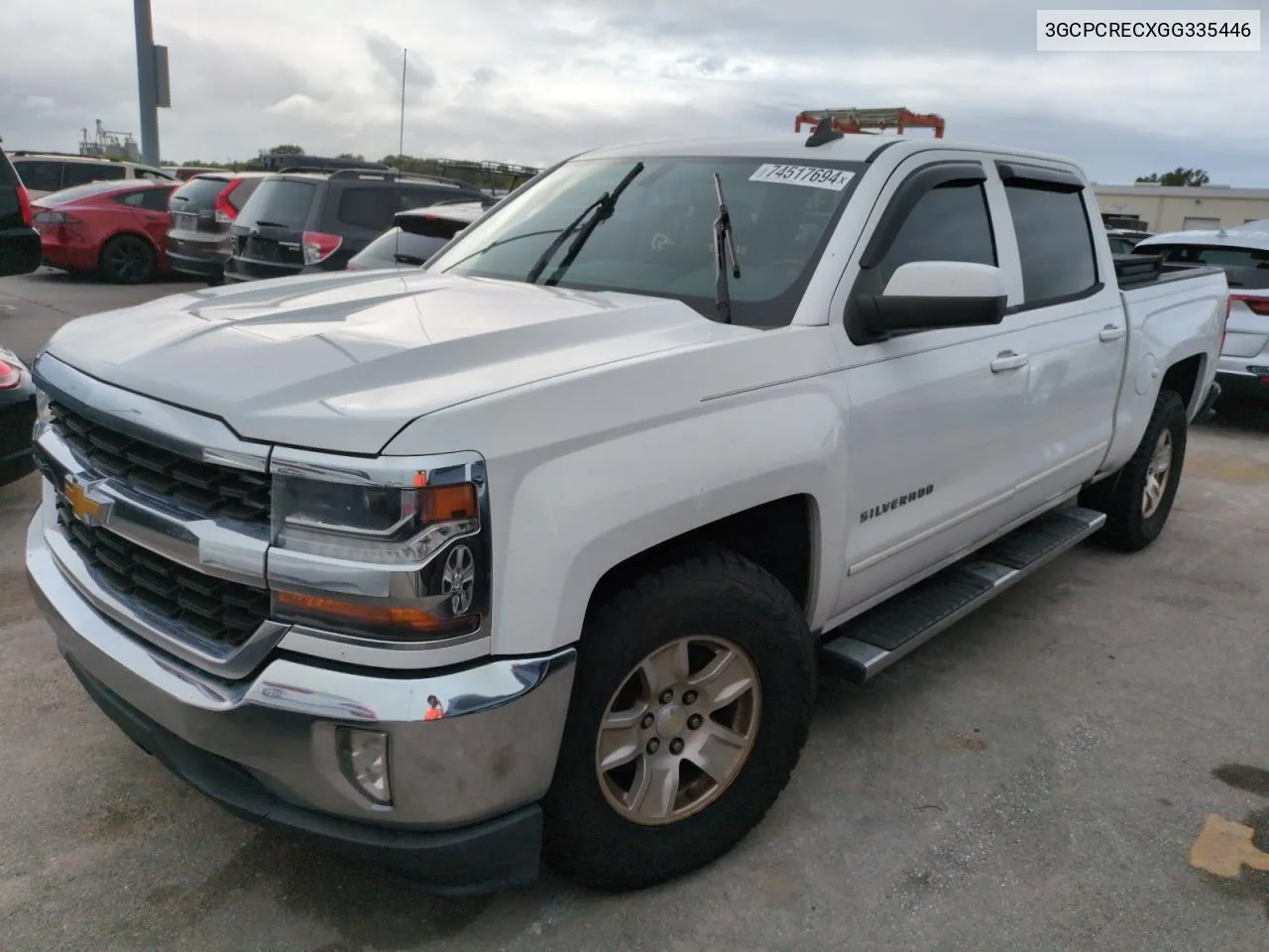 2016 Chevrolet Silverado C1500 Lt VIN: 3GCPCRECXGG335446 Lot: 74517694