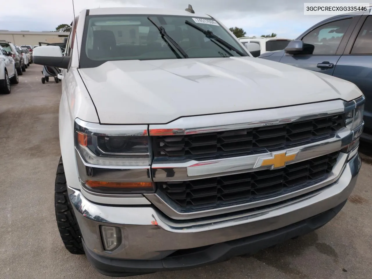 2016 Chevrolet Silverado C1500 Lt VIN: 3GCPCRECXGG335446 Lot: 74517694