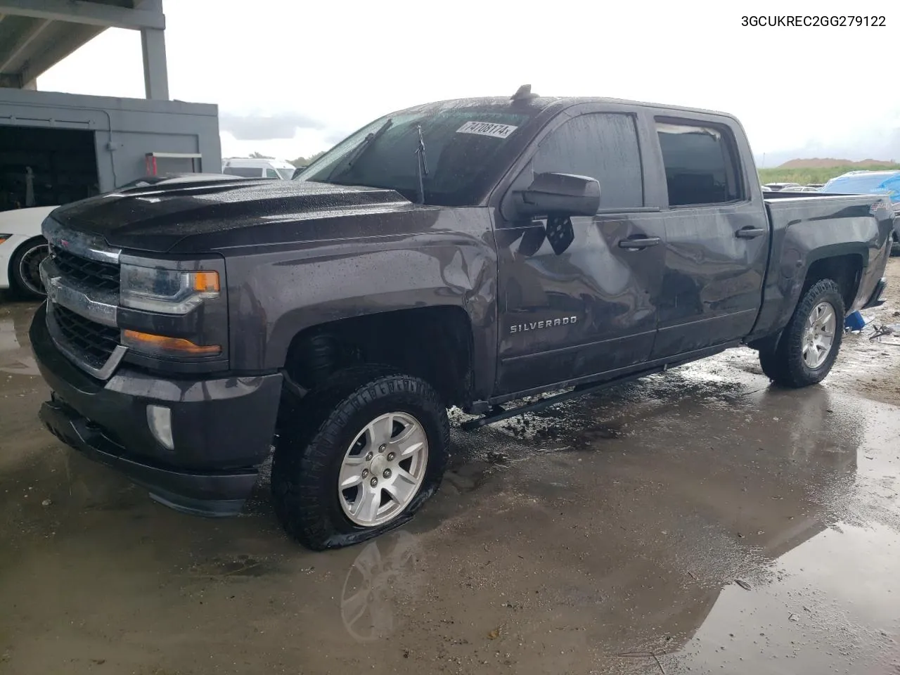 2016 Chevrolet Silverado K1500 Lt VIN: 3GCUKREC2GG279122 Lot: 74708174