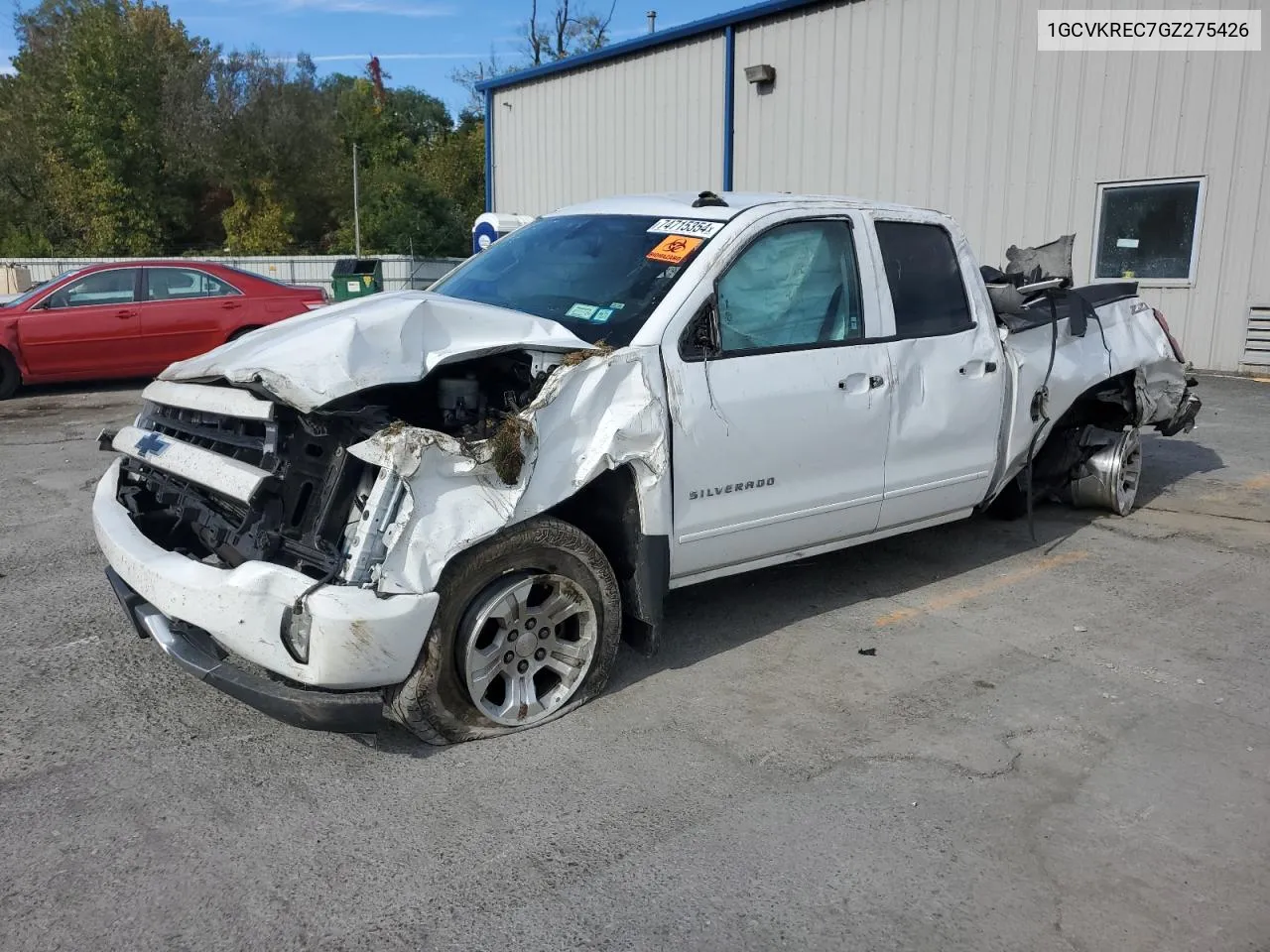 2016 Chevrolet Silverado K1500 Lt VIN: 1GCVKREC7GZ275426 Lot: 74715354