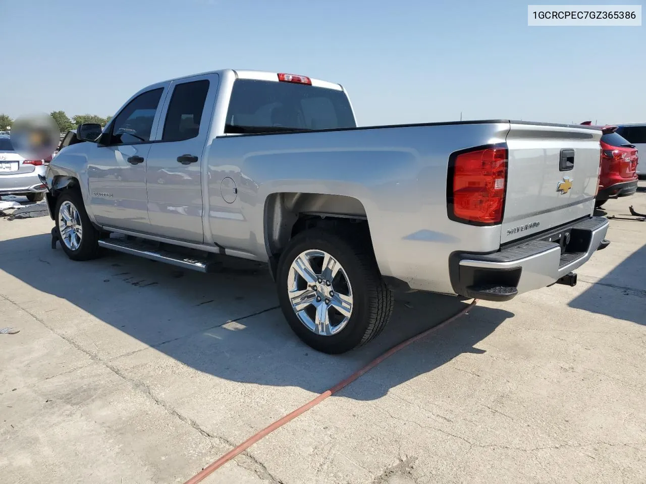 2016 Chevrolet Silverado C1500 Custom VIN: 1GCRCPEC7GZ365386 Lot: 75261344