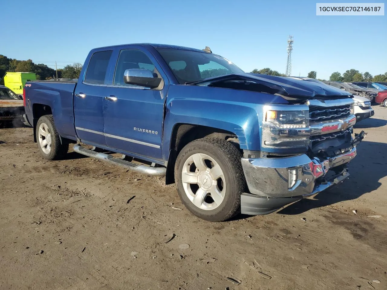 2016 Chevrolet Silverado K1500 Ltz VIN: 1GCVKSEC7GZ146187 Lot: 75280954