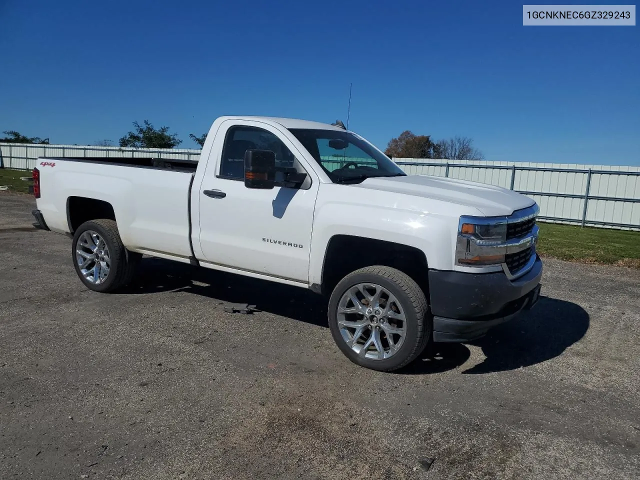 2016 Chevrolet Silverado K1500 VIN: 1GCNKNEC6GZ329243 Lot: 75322404