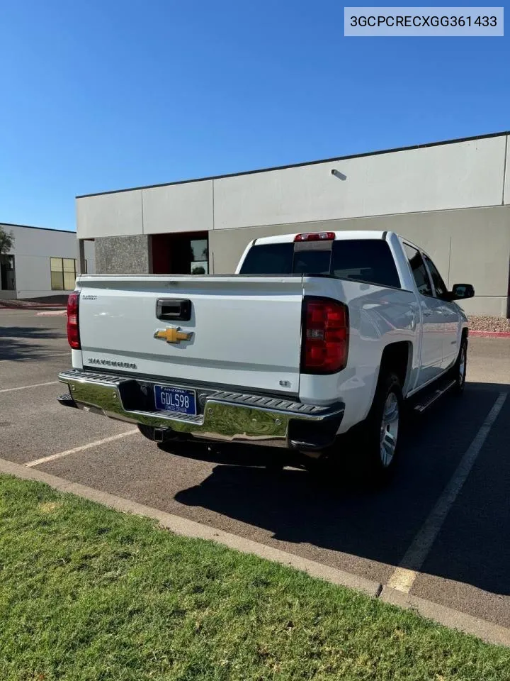 2016 Chevrolet Silverado C1500 Lt VIN: 3GCPCRECXGG361433 Lot: 75399764