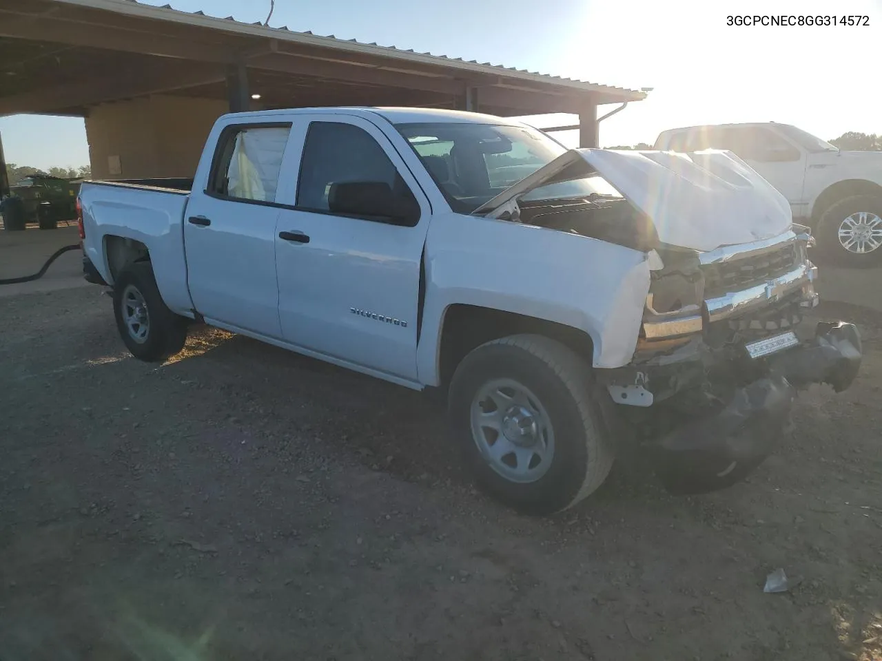 2016 Chevrolet Silverado C1500 VIN: 3GCPCNEC8GG314572 Lot: 75436194