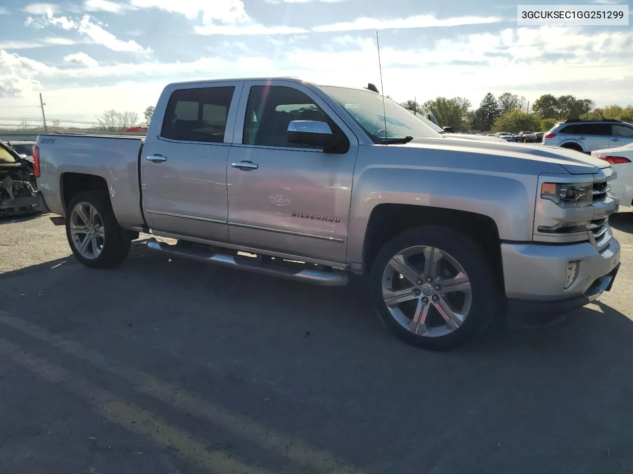 2016 Chevrolet Silverado K1500 Ltz VIN: 3GCUKSEC1GG251299 Lot: 75447314