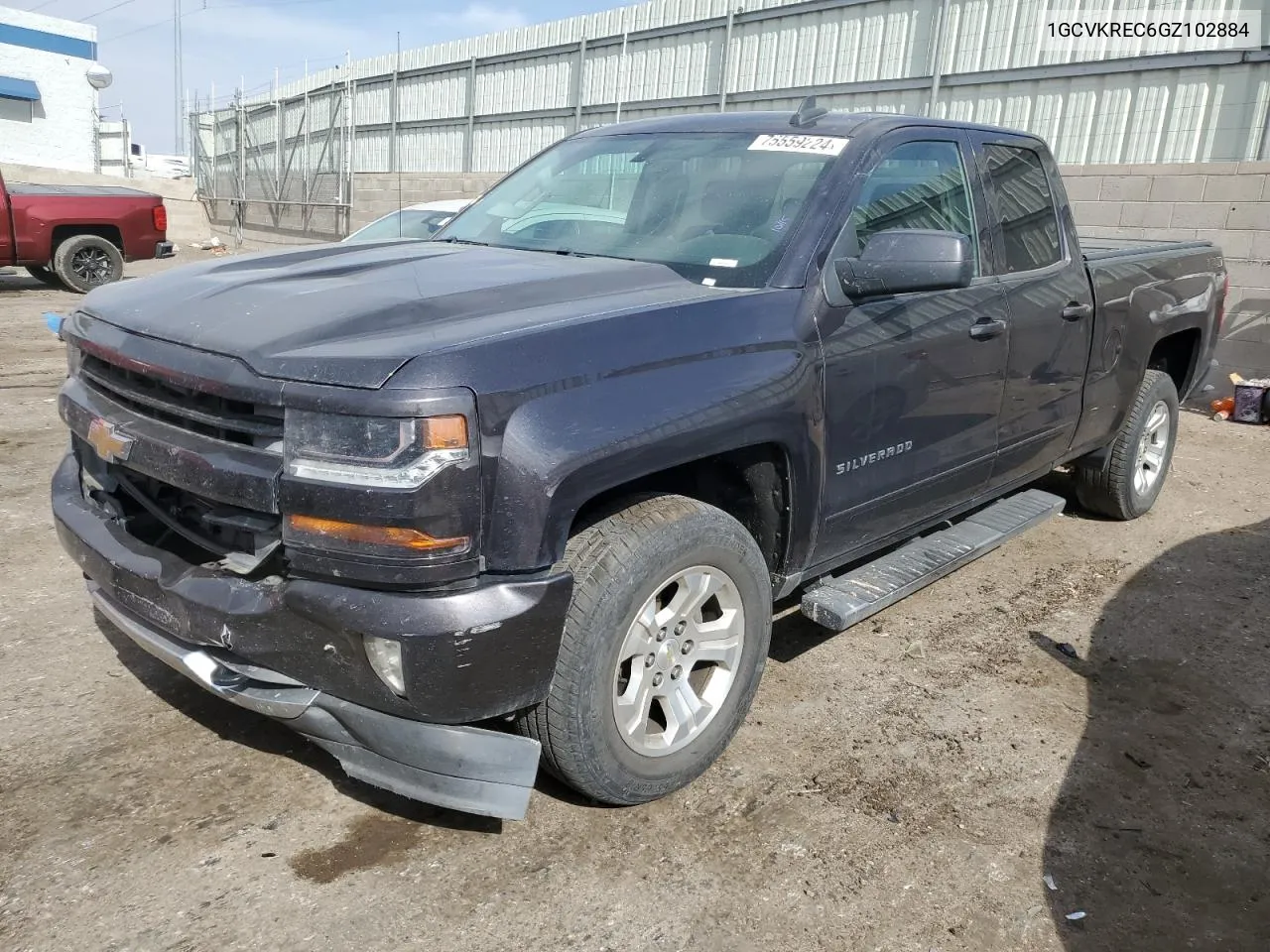 2016 Chevrolet Silverado K1500 Lt VIN: 1GCVKREC6GZ102884 Lot: 75559224