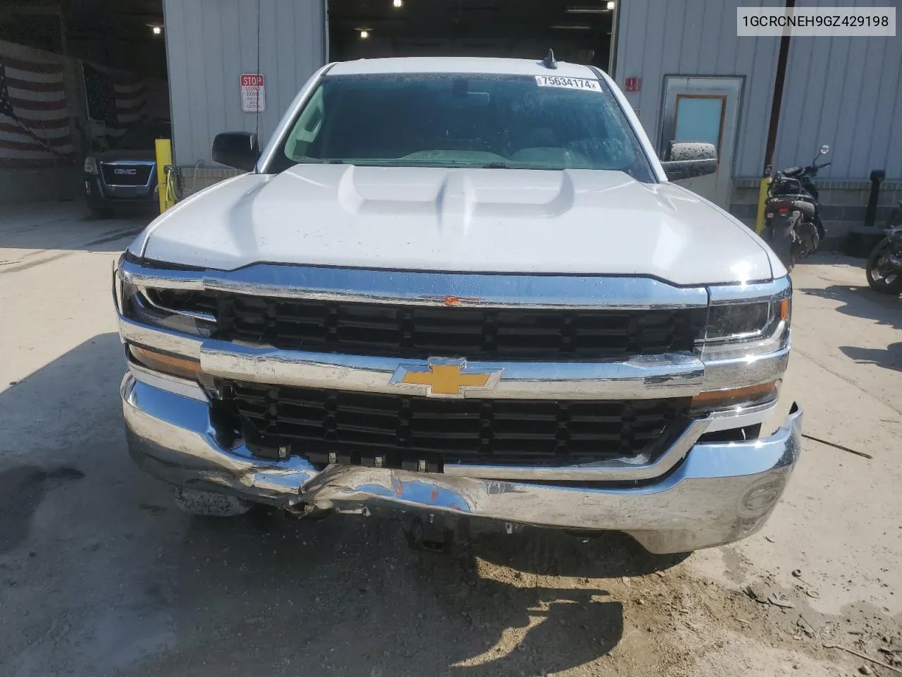 2016 Chevrolet Silverado C1500 VIN: 1GCRCNEH9GZ429198 Lot: 75634174