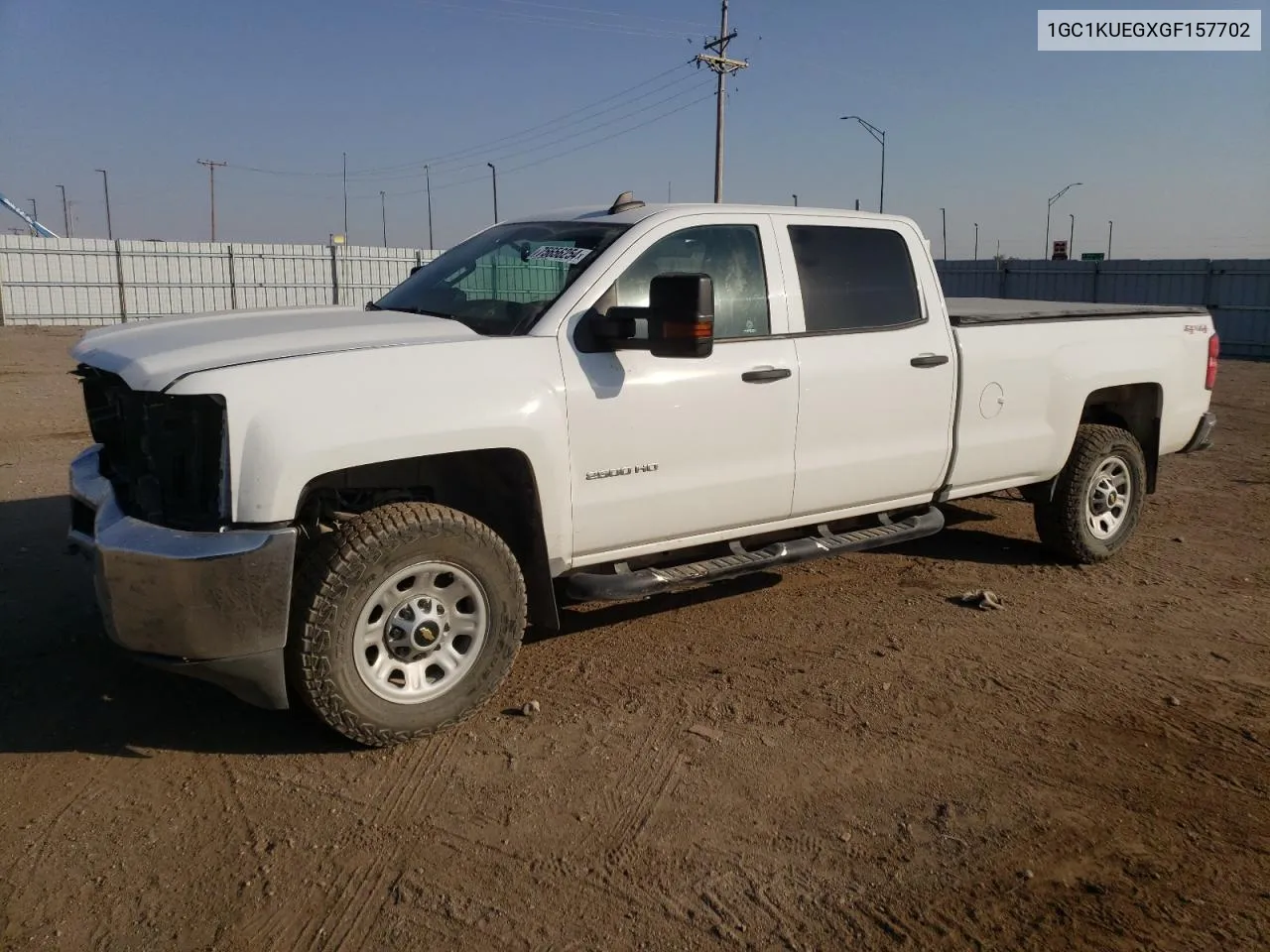 2016 Chevrolet Silverado K2500 Heavy Duty VIN: 1GC1KUEGXGF157702 Lot: 75656254