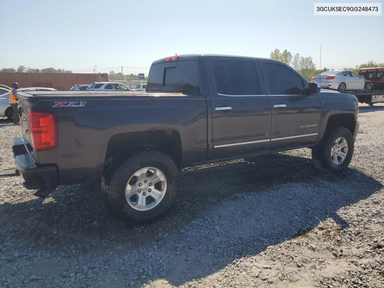 2016 Chevrolet Silverado K1500 Ltz VIN: 3GCUKSEC9GG248473 Lot: 76011554