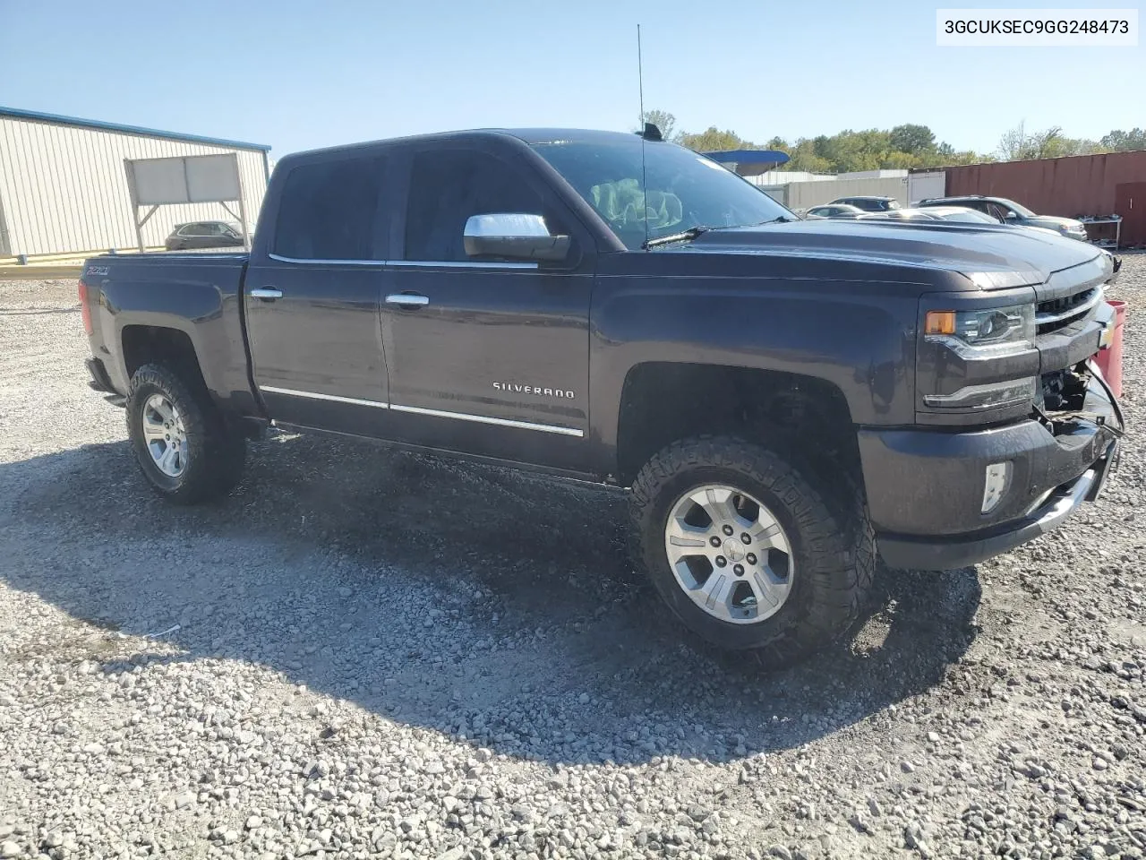 2016 Chevrolet Silverado K1500 Ltz VIN: 3GCUKSEC9GG248473 Lot: 76011554