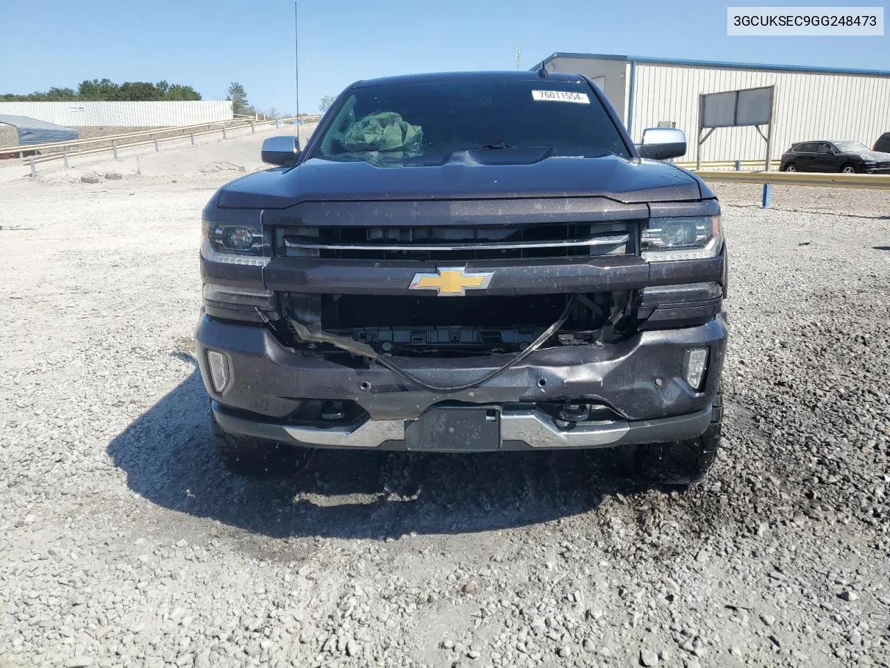 2016 Chevrolet Silverado K1500 Ltz VIN: 3GCUKSEC9GG248473 Lot: 76011554