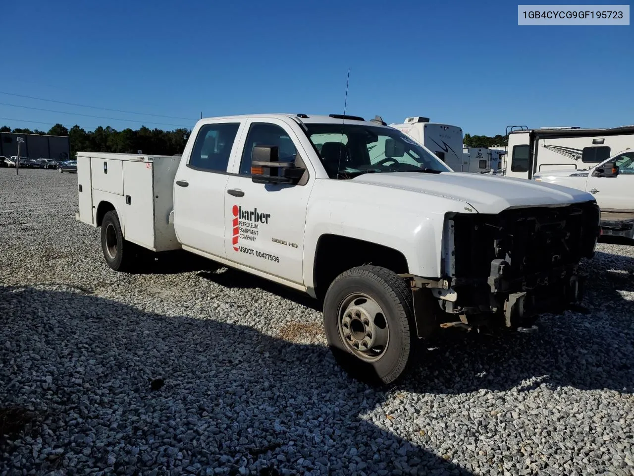 1GB4CYCG9GF195723 2016 Chevrolet Silverado C3500