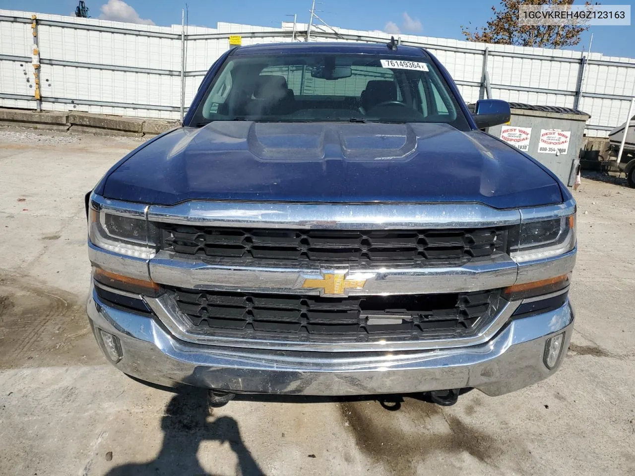 2016 Chevrolet Silverado K1500 Lt VIN: 1GCVKREH4GZ123163 Lot: 76149364